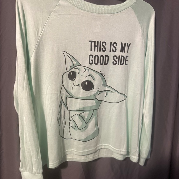 NWT Star Wars Long Sleeve Top and jogger Pants pajama set size L (12-14) - Picture 2 of 8